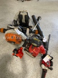 3 Blowers and 2 Trimmers