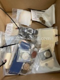 Box w/ Watches, Jewelry, Coins and Comic Books