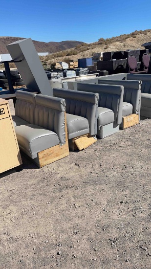 Dining Booth Seats and Cabinets