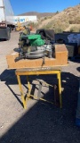 Taxable Metal Bench and Hitachi Chopsaw