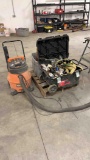 Pallet of Tools and Ridgid Vacuum