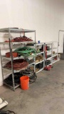 Shelving Units with Tools and Hoses