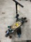 2 skateboards and scooter