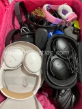 Suitcase w/ headphones