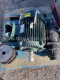 Motor and winch