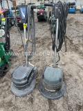 2 Power Elite floor buffers