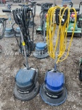 2 Power Elite floor buffers