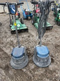 2 Power Elite floor buffers