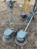 2 Power Elite floor buffers