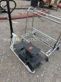 Pallet jack and rack