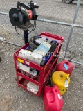 Grinder and cart