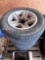 4 Wheels & Tires w/Lug Nuts