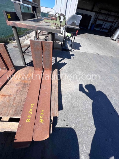 Set of Forklift Forks