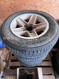 4 Wheels & Tires w/Lug Nuts