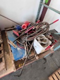 PALLET OF MISC TOOLS AND HOSES