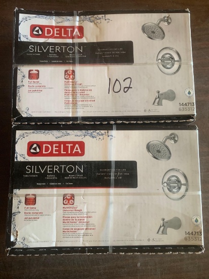 2- Delta Tub and Shower Faucets