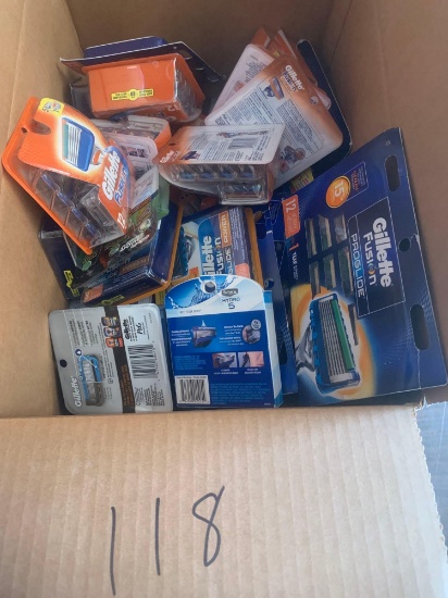 Box of Misc. Razor Blades