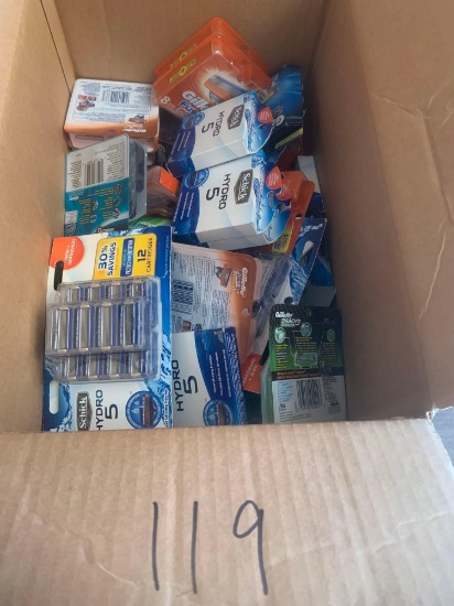 Box of Misc. Razor Blades