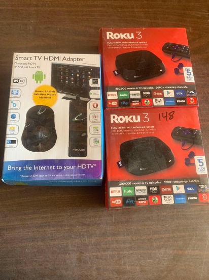 Roku 3's and TV Adapter