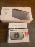 Speakers and Clock