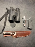 Binoculars / Knives and Clip