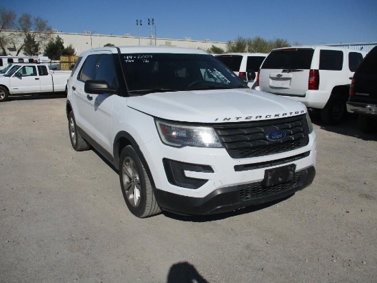 2016 Ford Interceptor Suv