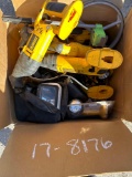 Box of Cordless Tools and Misc.