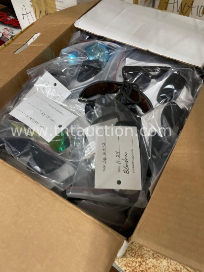 Box w/ glasses and sunglasses