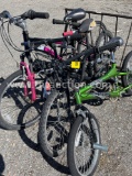3 bikes and scooters