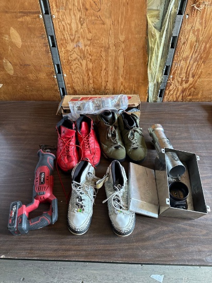 Car Parts / Saw and shoes