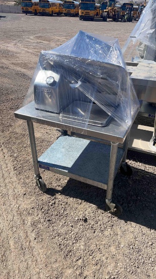 Hobart 512 Slicer and Cart