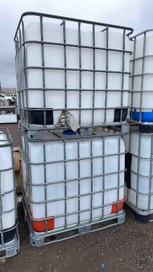 Taxable 2- Poly Tank w/ Cage
