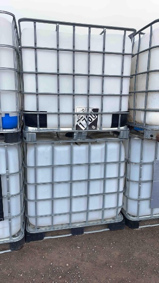 Taxable 2- Poly Tank w/ Cage