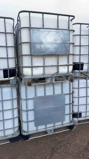 Taxable 2- Poly Tank w/ Cage