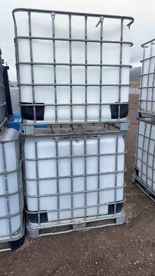 Taxable 2- Poly Tank w/ Cage