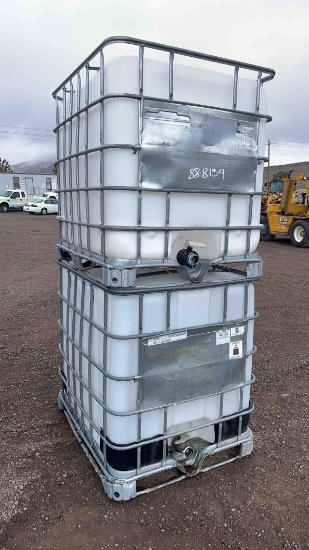 Taxable 2- Poly Tank w/ Cage