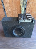 Alpine Sub Box and Amp