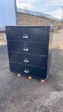Fire King File Cabinet No Key