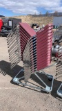 Cart W/ Stacking Chairs