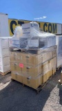 Pallet of Soap and Toilet Paper Dispensers
