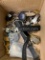 Box w/ watches, jewelry and sports memorabilia