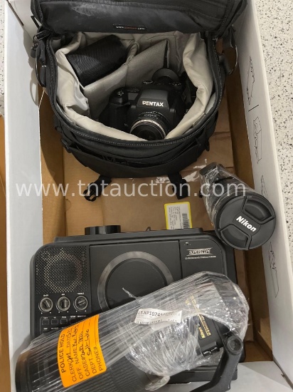 Box w/ police evidence