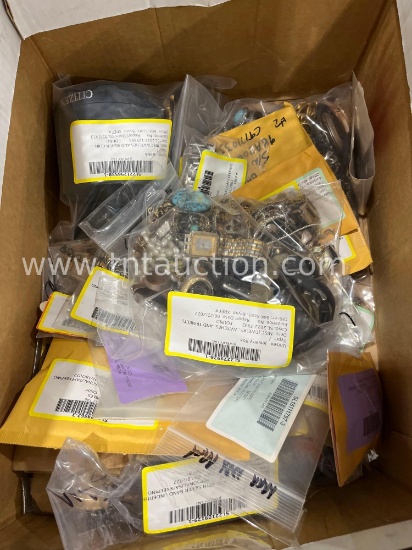 Box w/ watches and jewelry
