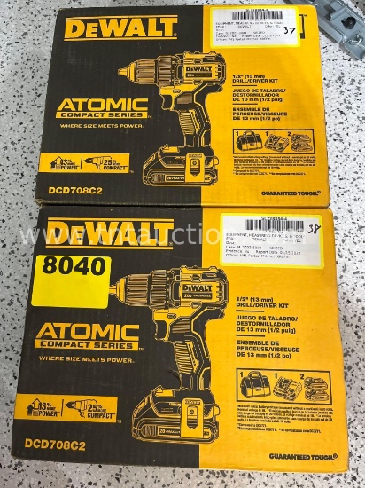 2 Dewalt drills