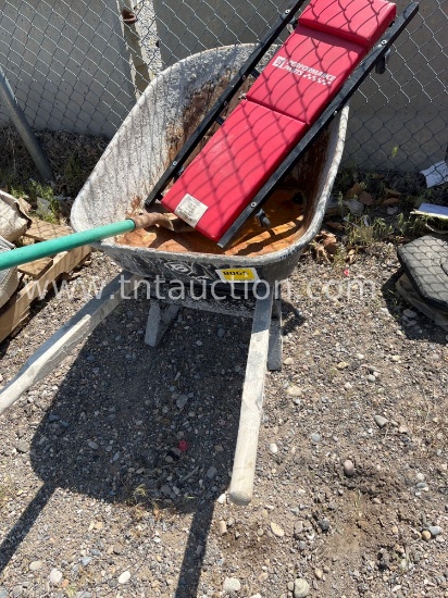Wheelbarrow and misc.