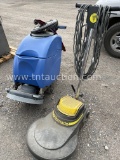 2 floor scrubbers