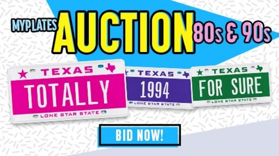 My Plates Decades Auction 80s – 90s