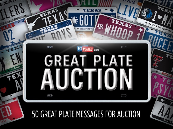 My Plates GR8PL8 Auction