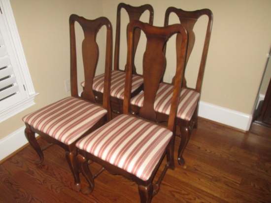 Four Ethan Allen Classic Manor Side Chairs