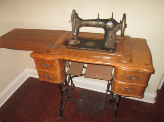 Antique Florence Rotary Petal Sewing Machine